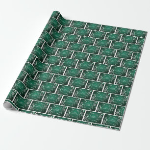 Papel De Presente Brick Snowflake