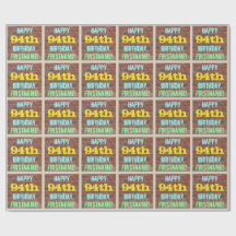 Brick Wall Grafite inspirado no 94º aniversário + 