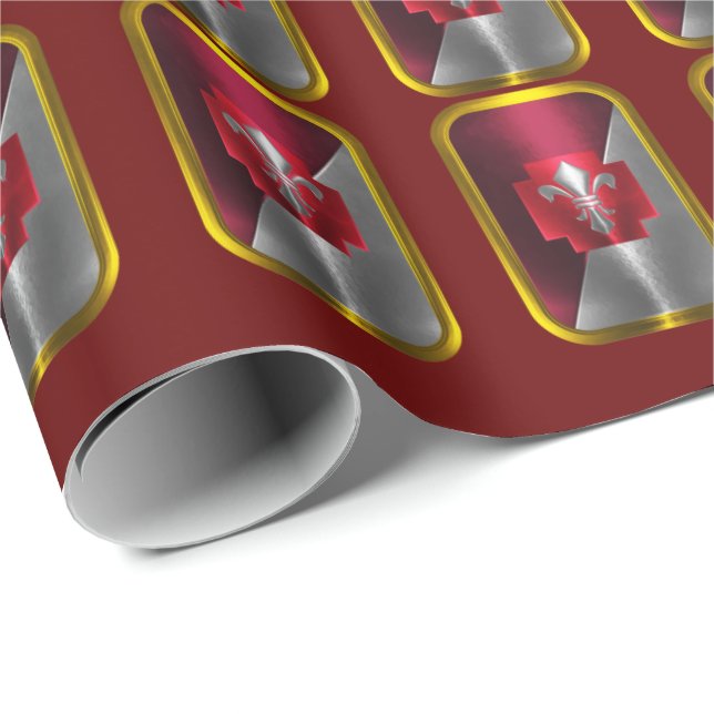 Papel De Presente Brigada Médica "Orgulhosa E Velha" (Ponta do rolo)