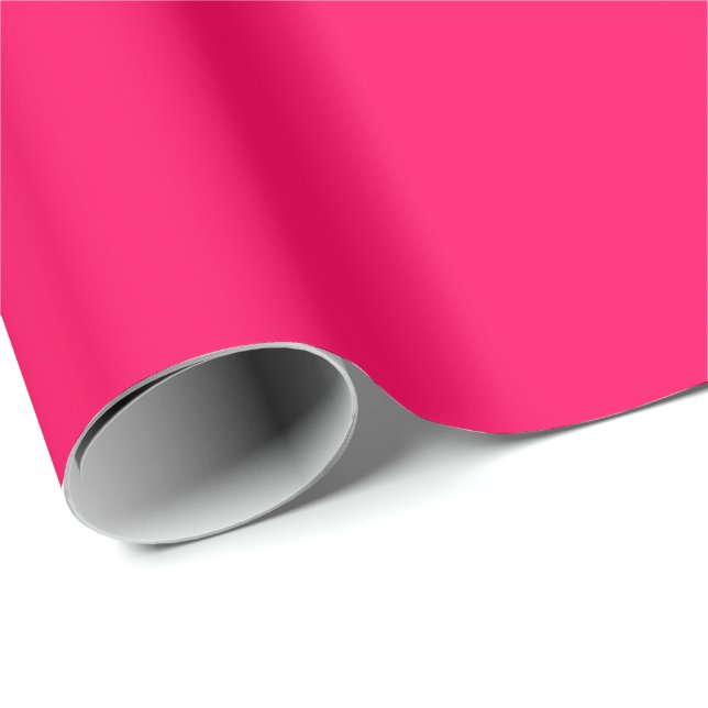 Papel De Presente Bright Hot Pink To Match Our Hot Pink Sets (Ponta do rolo)
