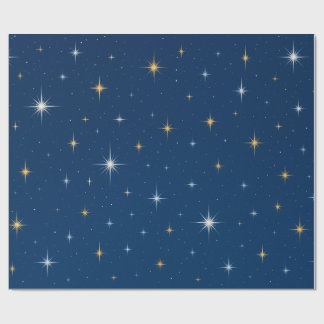 Papel De Presente Brilho brilho estrela