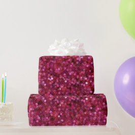 Papel De Presente Brilho Rosa Quente Intenso Padrão Brilhante Rosa