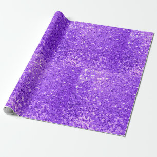 Papel De Presente brilho roxo