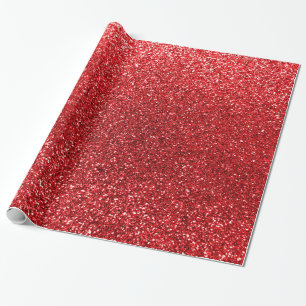 Papel De Presente Brilho vermelho