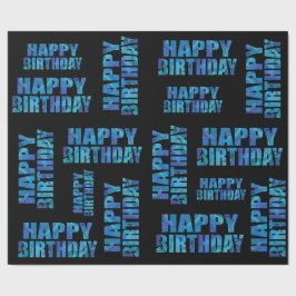 Papel De Presente Brincadeira e feliz aniversário