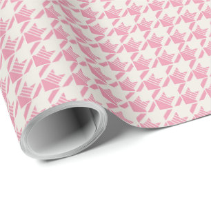 Papel De Presente Brincadeira Rosa