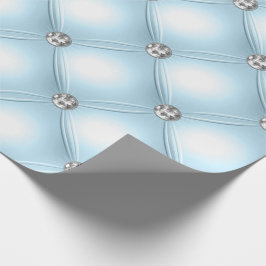 Papel De Presente Brincos Azuis Bonitos e Inchados