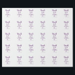 Papel De Presente Brindemos à futura Sra. adicione o nome da noiva r<br><div class="desc">desenho</div>