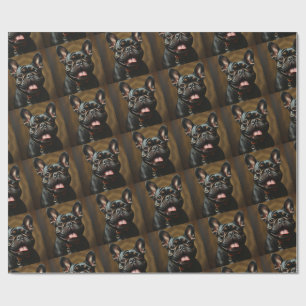 Papel De Presente Brindle Frenchie Bulldog Francês Cachorro Pet 