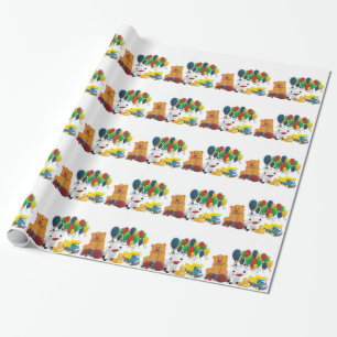 Papel De Presente brinquedos infantis