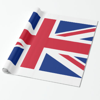 Papel De Presente British Union Jack Flag