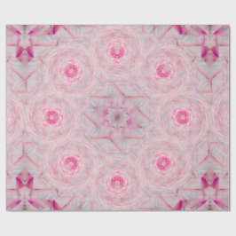 Papel De Presente Broche Rosa Clássico