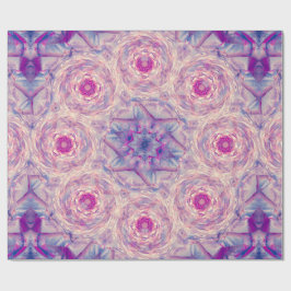 Papel De Presente Broche Rosa Vibrante