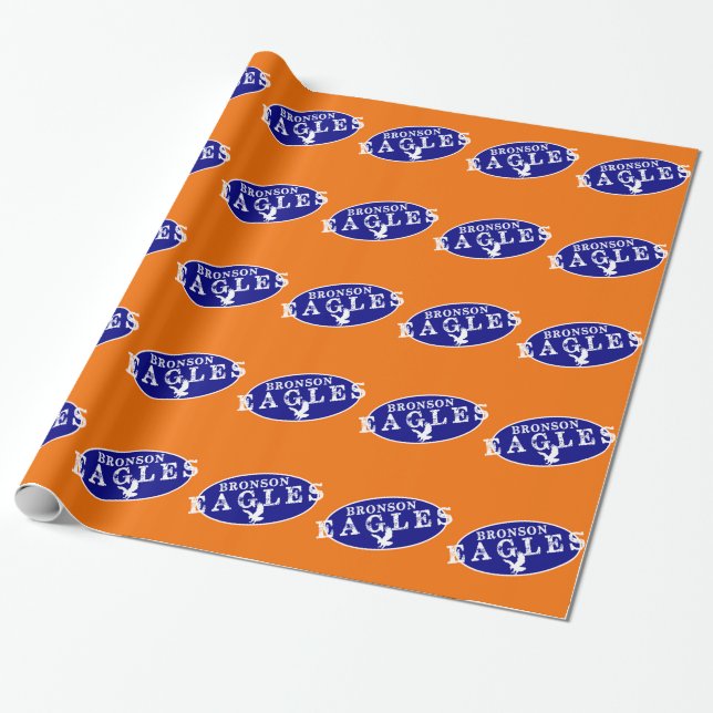 Papel De Presente Bronson Eagles (Desenrolado)