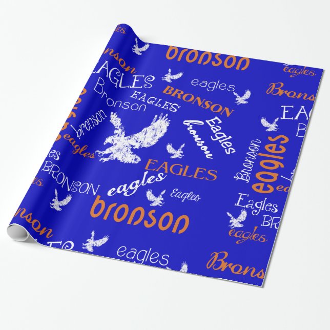 Papel De Presente Bronson Eagles Wrapper Paper (Desenrolado)