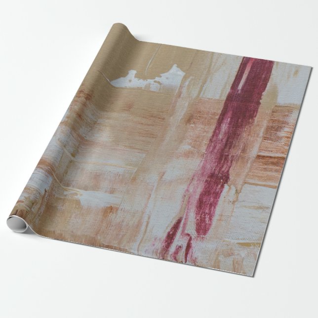 Papel De Presente Brown and white abstract painting (Desenrolado)