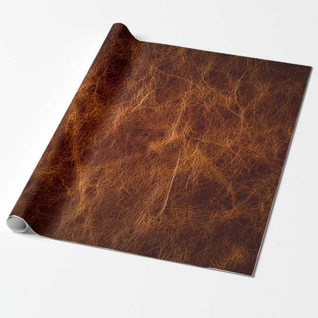 Papel De Presente Brown leather textureleather,texture,background,ar (Desenrolado)
