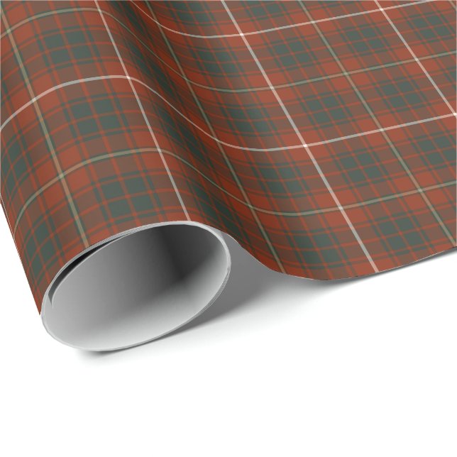 Papel De Presente Bruce Clan Weathered Tartan (Ponta do rolo)