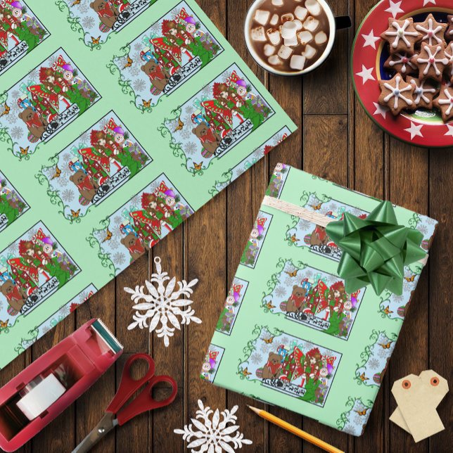 Papel De Presente Brunette Natal Presente Fada (Criador carregado)