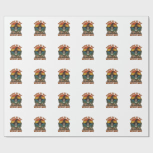 Papel De Presente Bruxa do Dia das Enfermeiras Noite de Halloween Ca