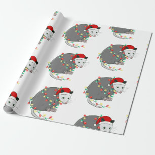 Papel De Presente bruxa do Natal santa claus