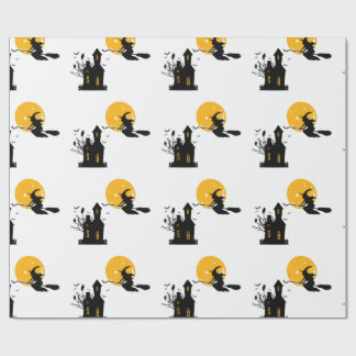 Papel De Presente bruxa halloween