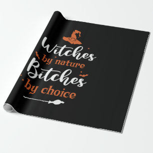 Papel De Presente Bruxas de Halloween por Nature Birthday