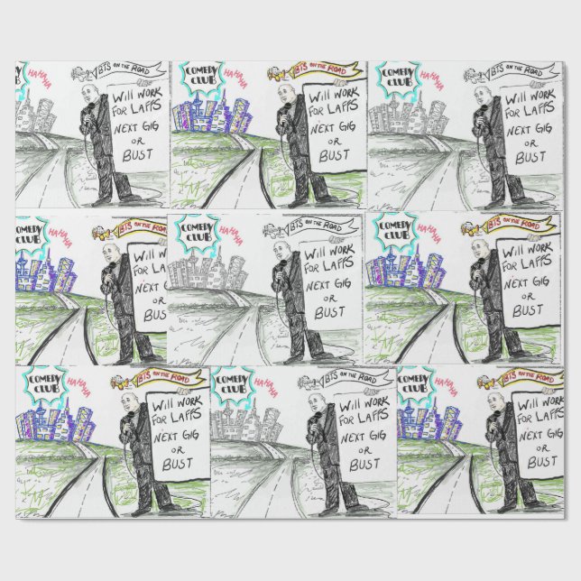 Papel De Presente BTS na estrada (Aberto)