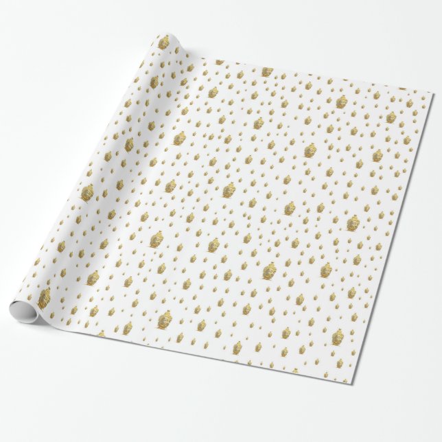 Papel De Presente buda em branco (Desenrolado)