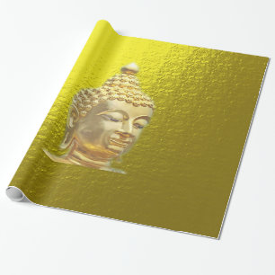 Papel De Presente buda em ouro
