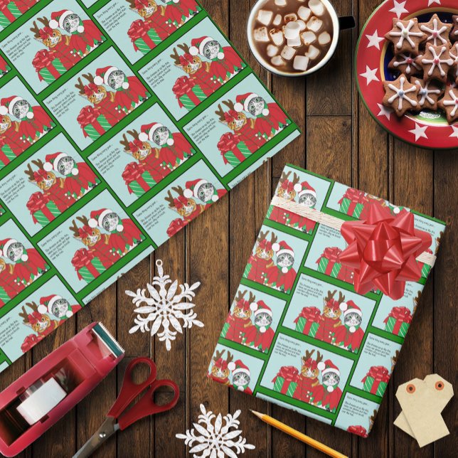 Papel De Presente Buddies de Natal (Criador carregado)