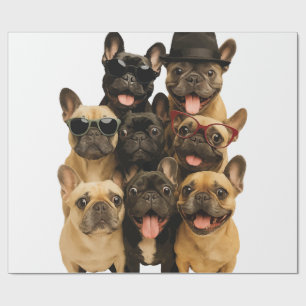 Papel De Presente Bulldog Francês