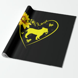 Papel De Presente Bulldog Lovers Ama Cão Cachorro Cachorro Cachorr