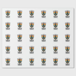 Papel De Presente Bullmastiff Faça Me Feliz Cão Escudo Retro Pôr do