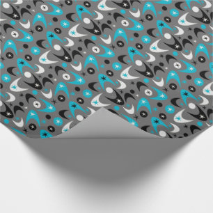 Papel De Presente Bumerangues retros customizáveis