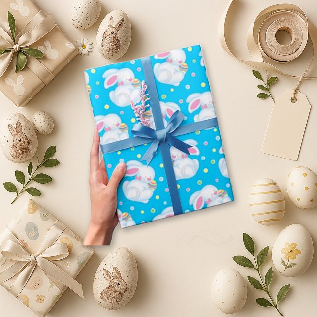Papel De Presente Bunnies Adoráveis (Criador carregado)