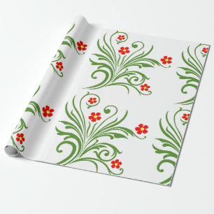 Papel De Presente Buquê
