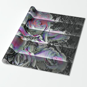 Papel De Presente Buquê Techno