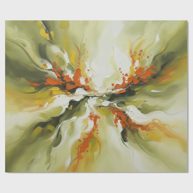 Papel De Presente Burst of Light and Motion (Aberto)