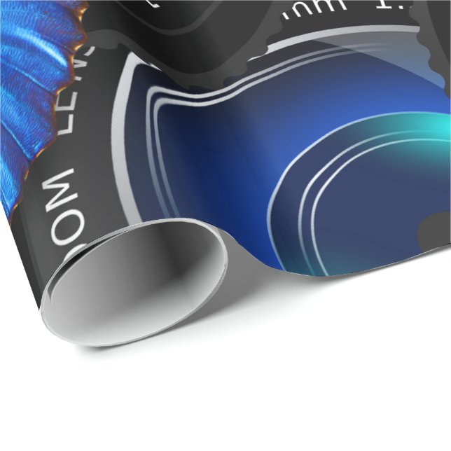 Papel De Presente Butterfly Art 44 (Ponta do rolo)