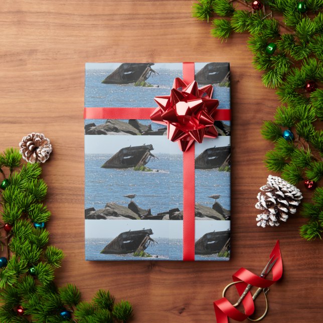 Papel De Presente Cabo May Shipwreck (Presente de Natal)