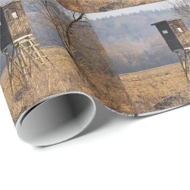 Papel De Presente Caçando Deer Stand (Ponta do rolo)