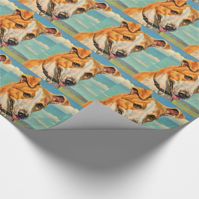 Papel De Presente cachorro bonito cachorro (Ponta)