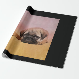Papel De Presente Cachorro Cachorro  Presente dos Pug Dog Lovers