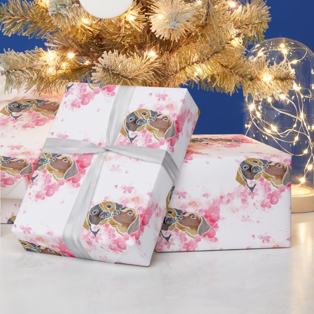 Papel De Presente Cachorro-cãozinho-cãozinho (Feriados)