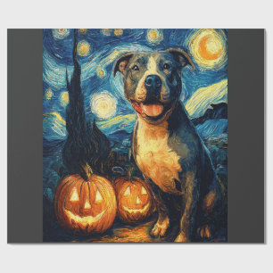 Papel De Presente Cachorro Cute American Staffordshire Terrier no Ha