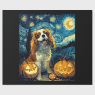 Papel De Presente Cachorro Cute Cavalier King Charles Spaniel Hallow