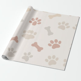 PAPEL DE PRESENTE CACHORRO DA MÃO