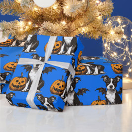 Papel De Presente Cachorro de Halloween