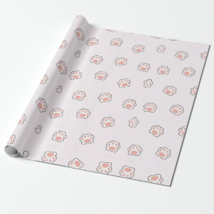 PAPEL DE PRESENTE CACHORRO DE MÃO BONITA